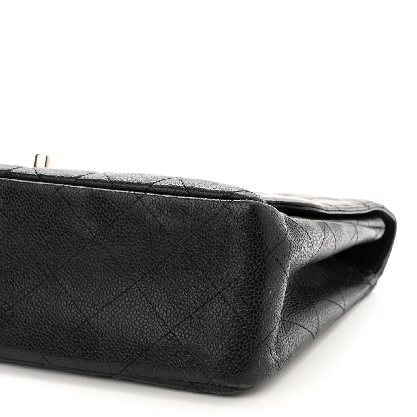 Caviar Quilted Jumbo Single Flap Black