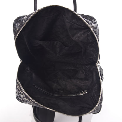 Versace Nylon Palazzo Astrology Zip Top Backpack Black 7 of 8