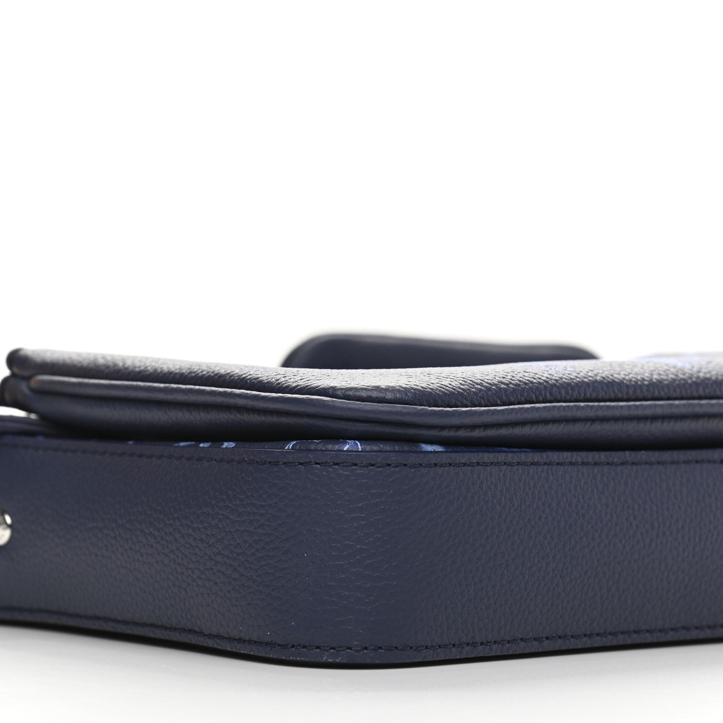 Monogram Ink Watercolor Trio Messenger Bag Blue