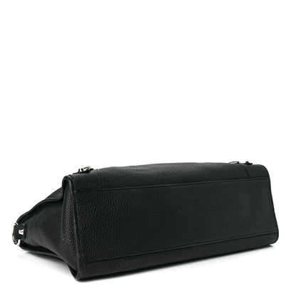 Balenciaga Vibrato Calfskin Classic Silver Hardware City Black 3 of 8