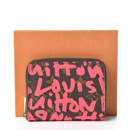 Louis Vuitton Monogram Graffiti Zippy Coin Purse Fuchsia 8 of 8