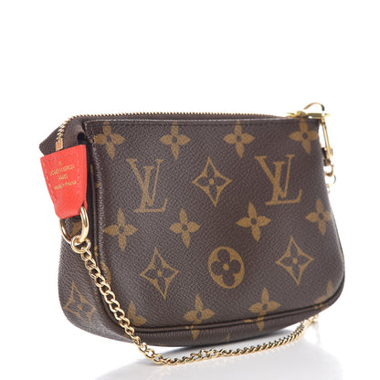 Louis Vuitton Monogram 2018 Christmas Animation Mini Cats Pochette Accessories 3 of 8