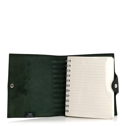 Hermes Togo Ulysse PM Agenda Cover Vert Fonce 5 of 9