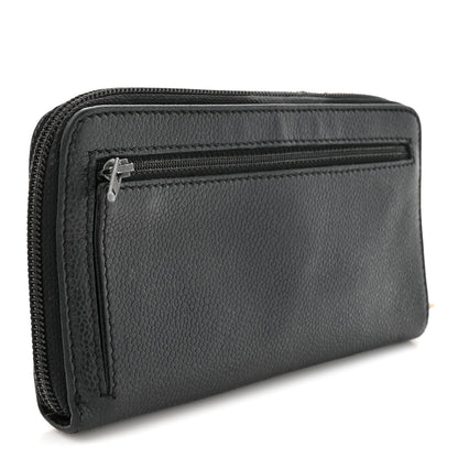 Chanel Caviar CC Timeless Large Zip Around Wallet Black 3 of 13