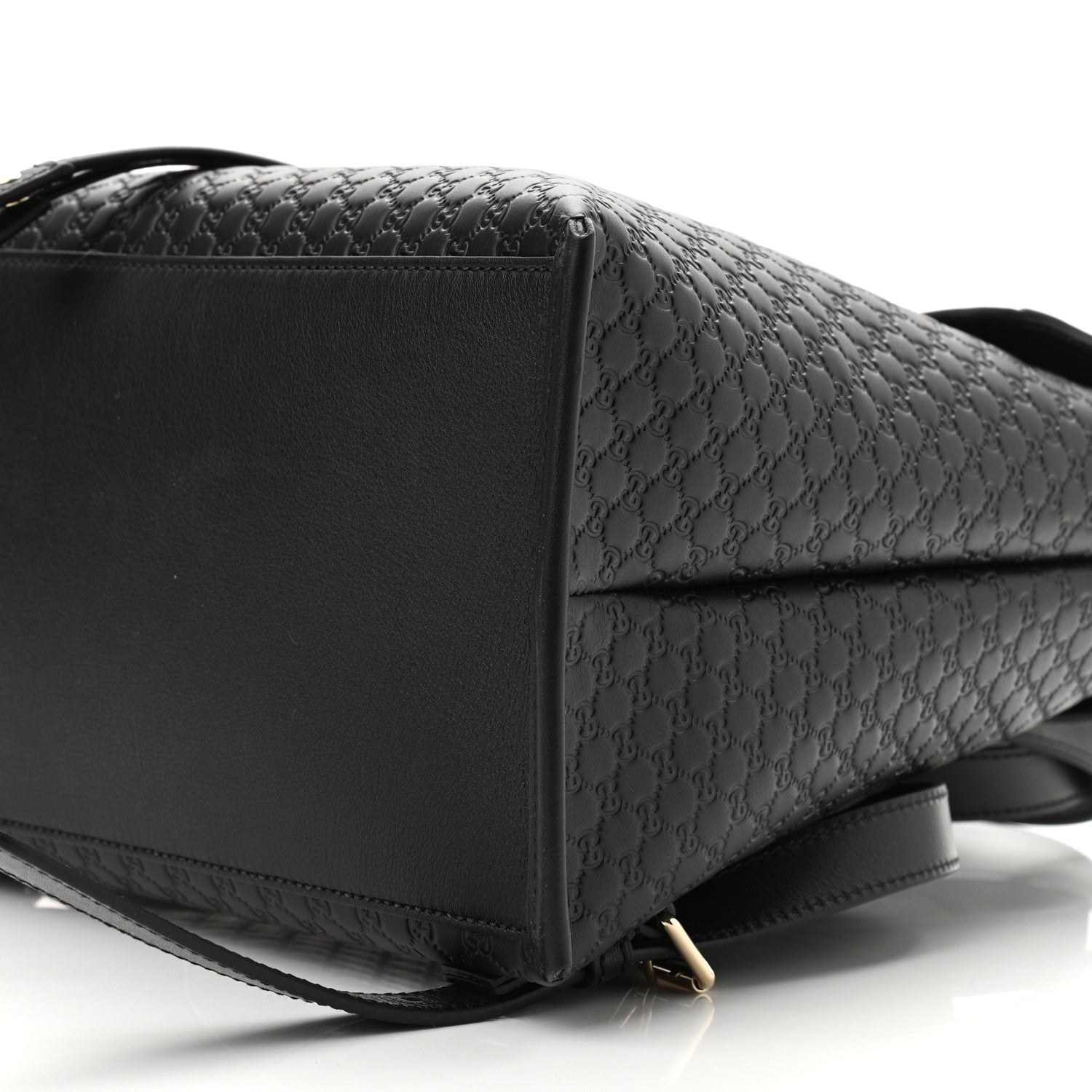Gucci Microguccissima Drawstring Backpack Black 10 of 11