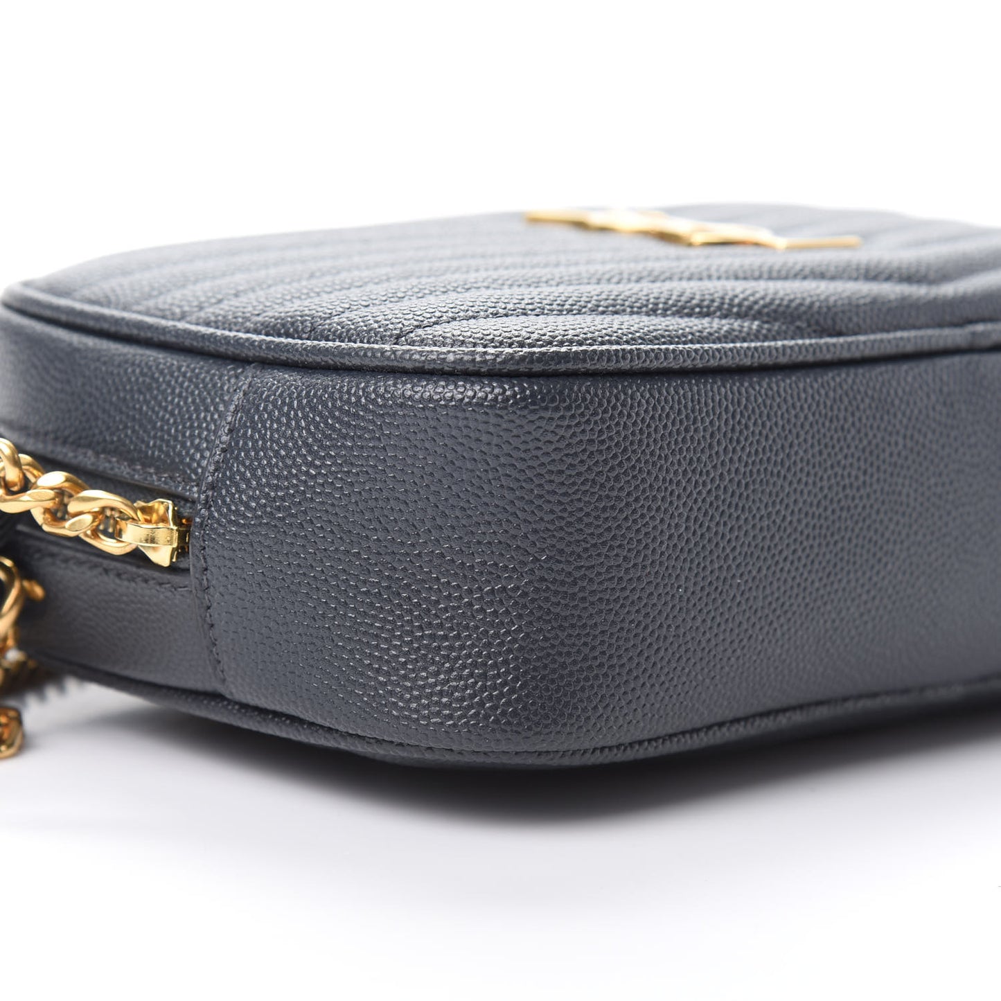 Grain De Poudre Matelasse Monogram Mini Lou Camera Bag Dark Smog