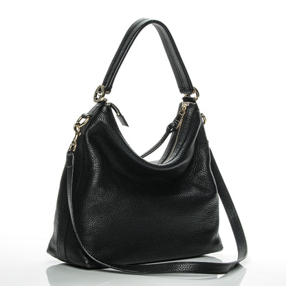 Gucci Pebbled Calfskin Small Miss GG Hobo Black 3 of 8