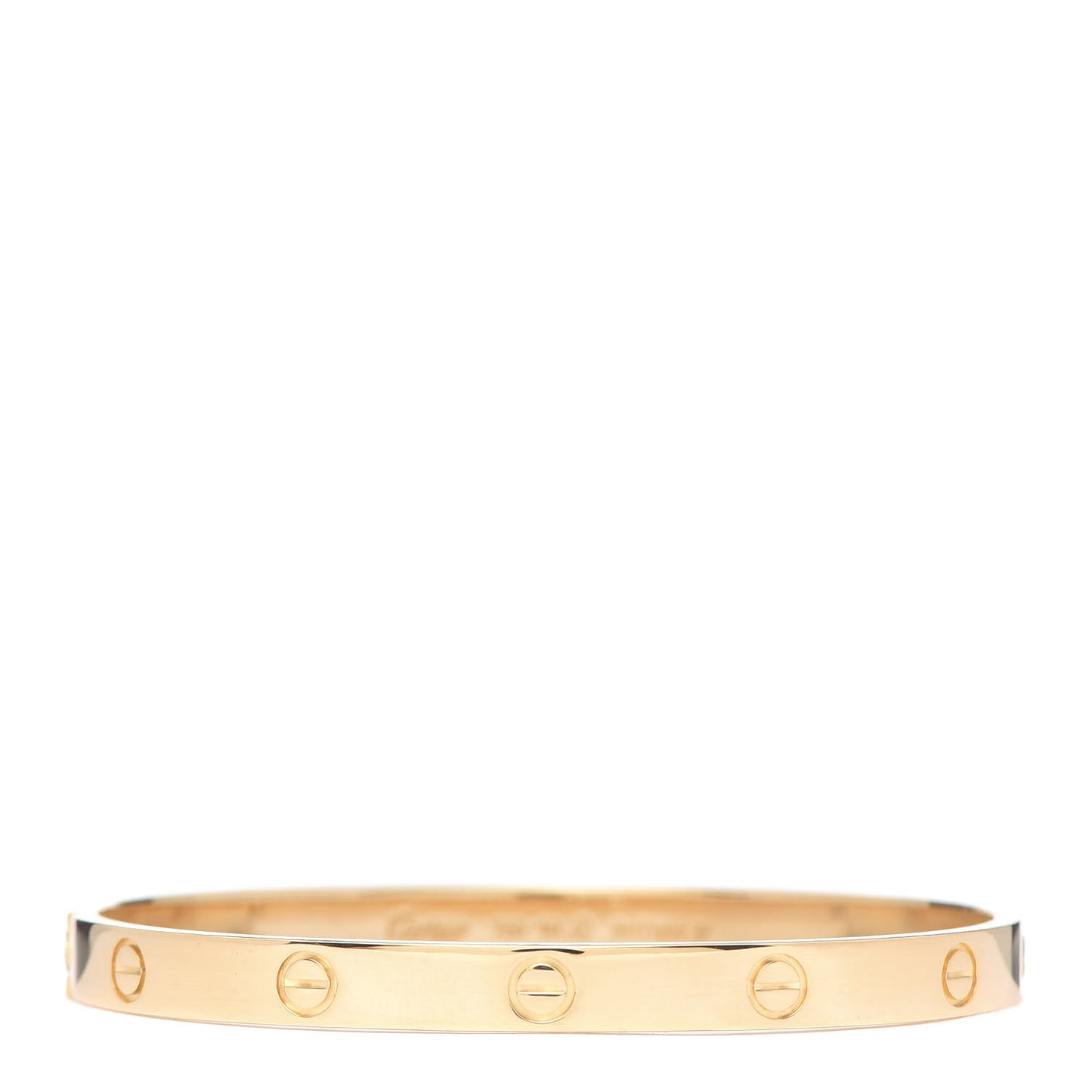 18K Yellow Gold LOVE Bracelet 19