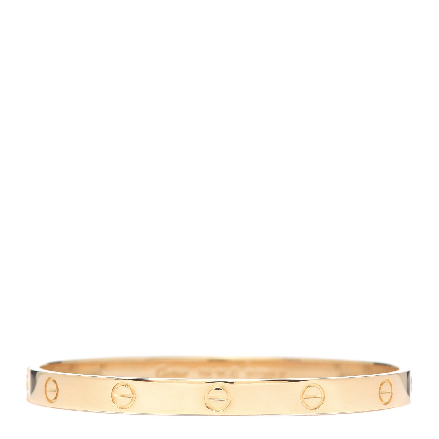 Cartier 18K Yellow Gold LOVE Bracelet 19 1 of 7