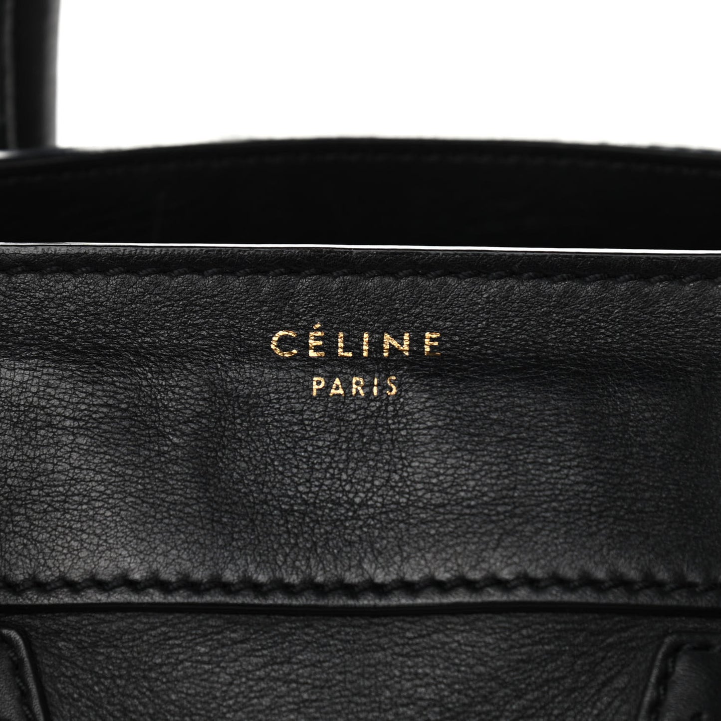 Smooth Calfskin Mini Luggage Black