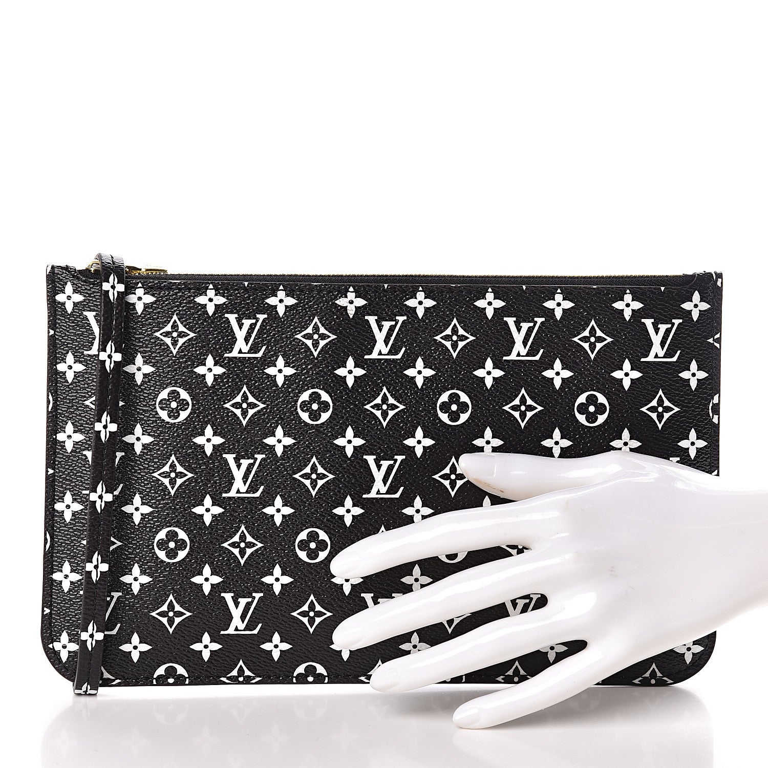 Louis Vuitton Monogram Giant Jungle Neverfull MM GM Pochette Black 2 of 6