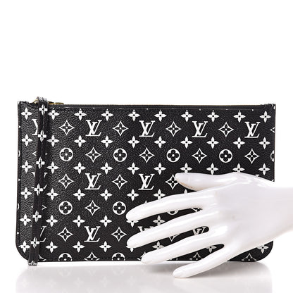 Louis Vuitton Monogram Giant Jungle Neverfull MM GM Pochette Black 2 of 6
