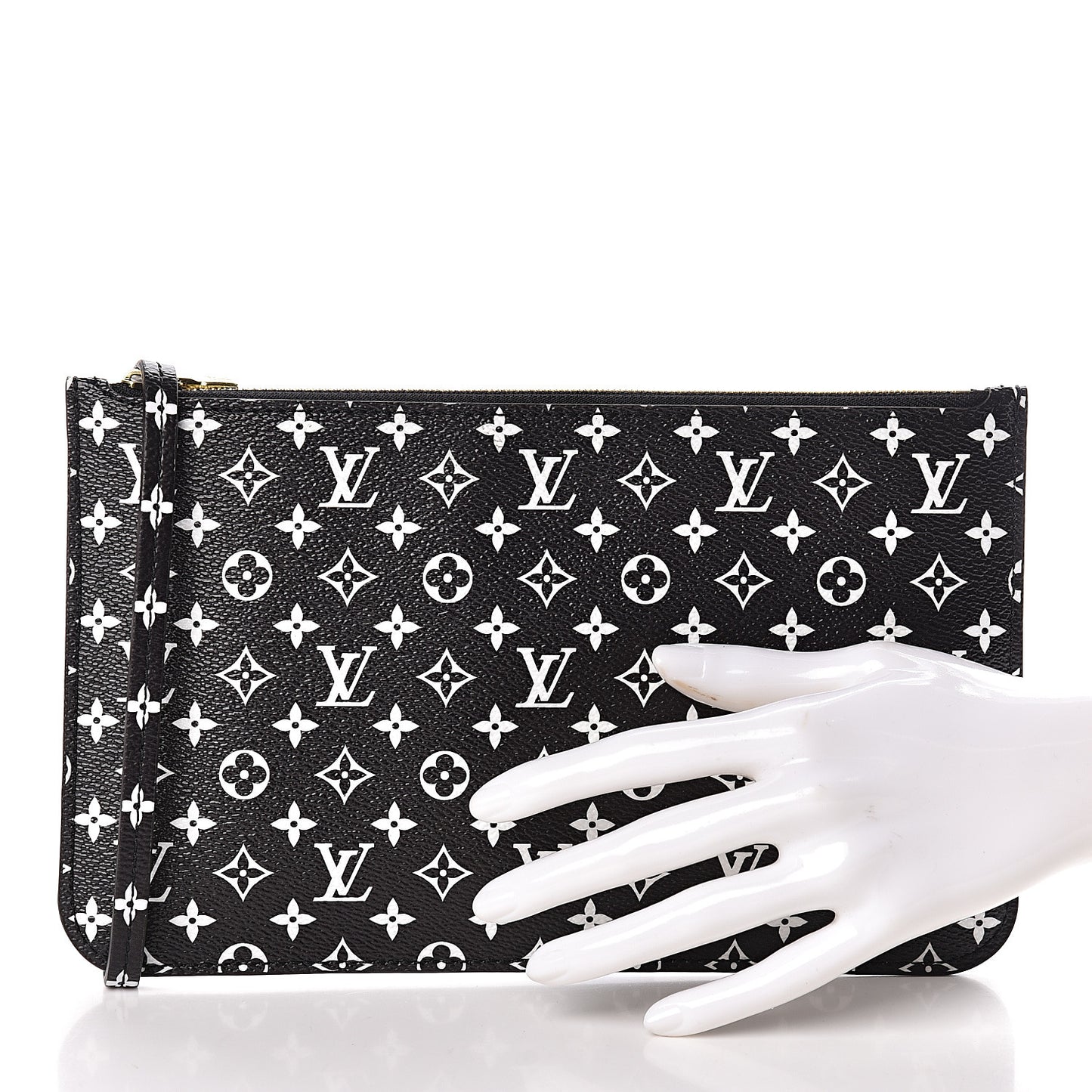 Monogram Giant Jungle Neverfull MM GM Pochette Black