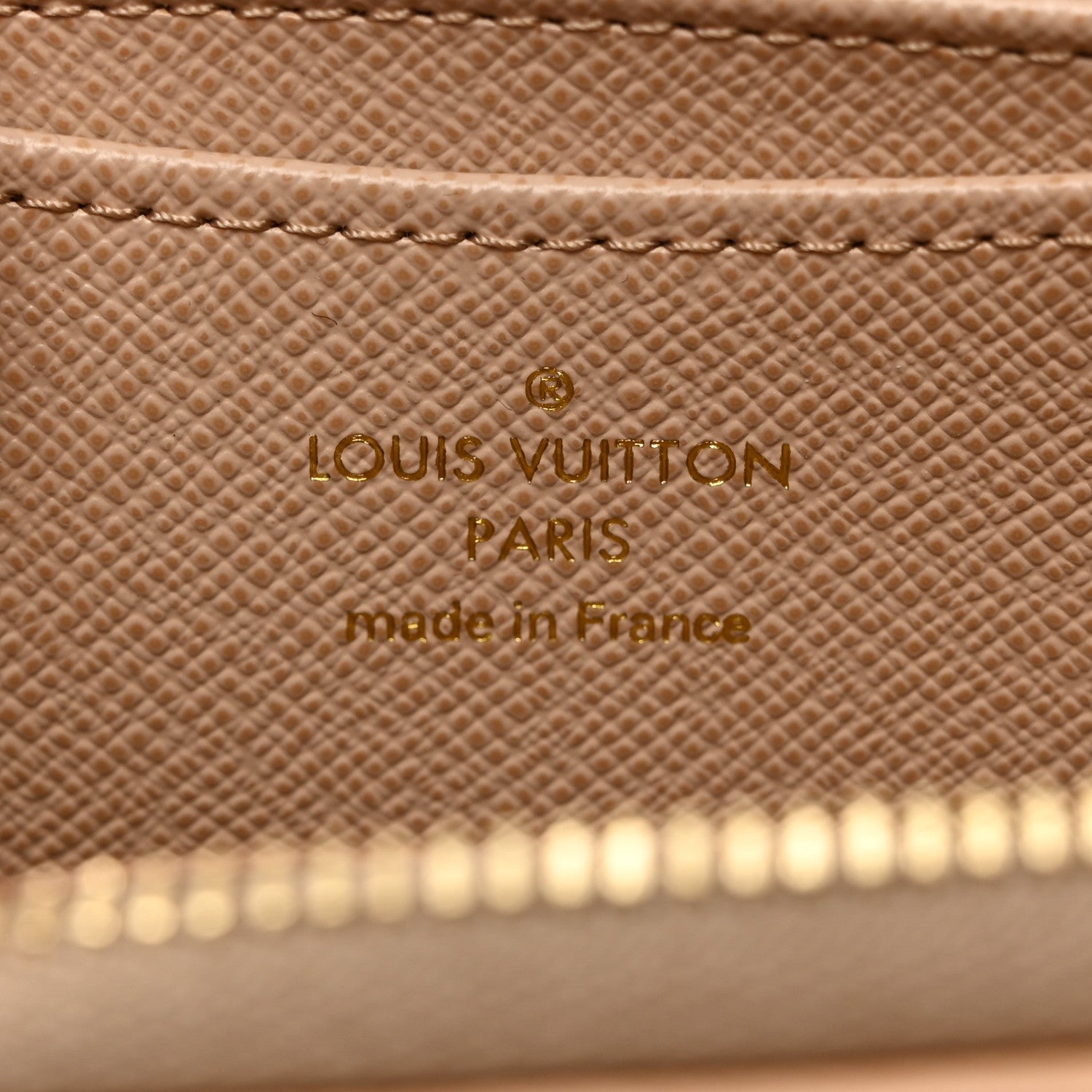 Louis Vuitton Hollographic Monoglam Zippy Coin Purse Wallet Beige 6 of 6