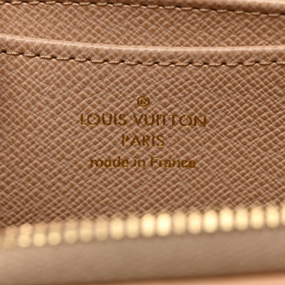 Louis Vuitton Hollographic Monoglam Zippy Coin Purse Wallet Beige 6 of 6