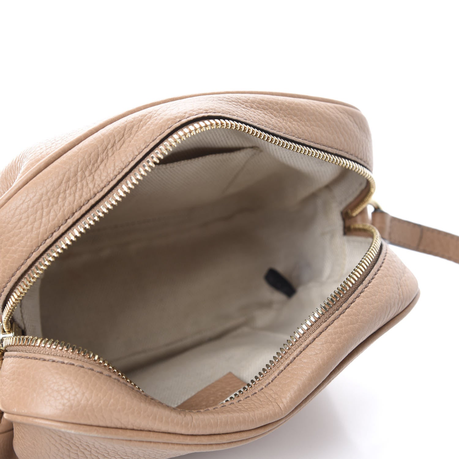 Gucci Pebbled Calfskin Small Soho Disco Bag Rose Beige 5 of 11