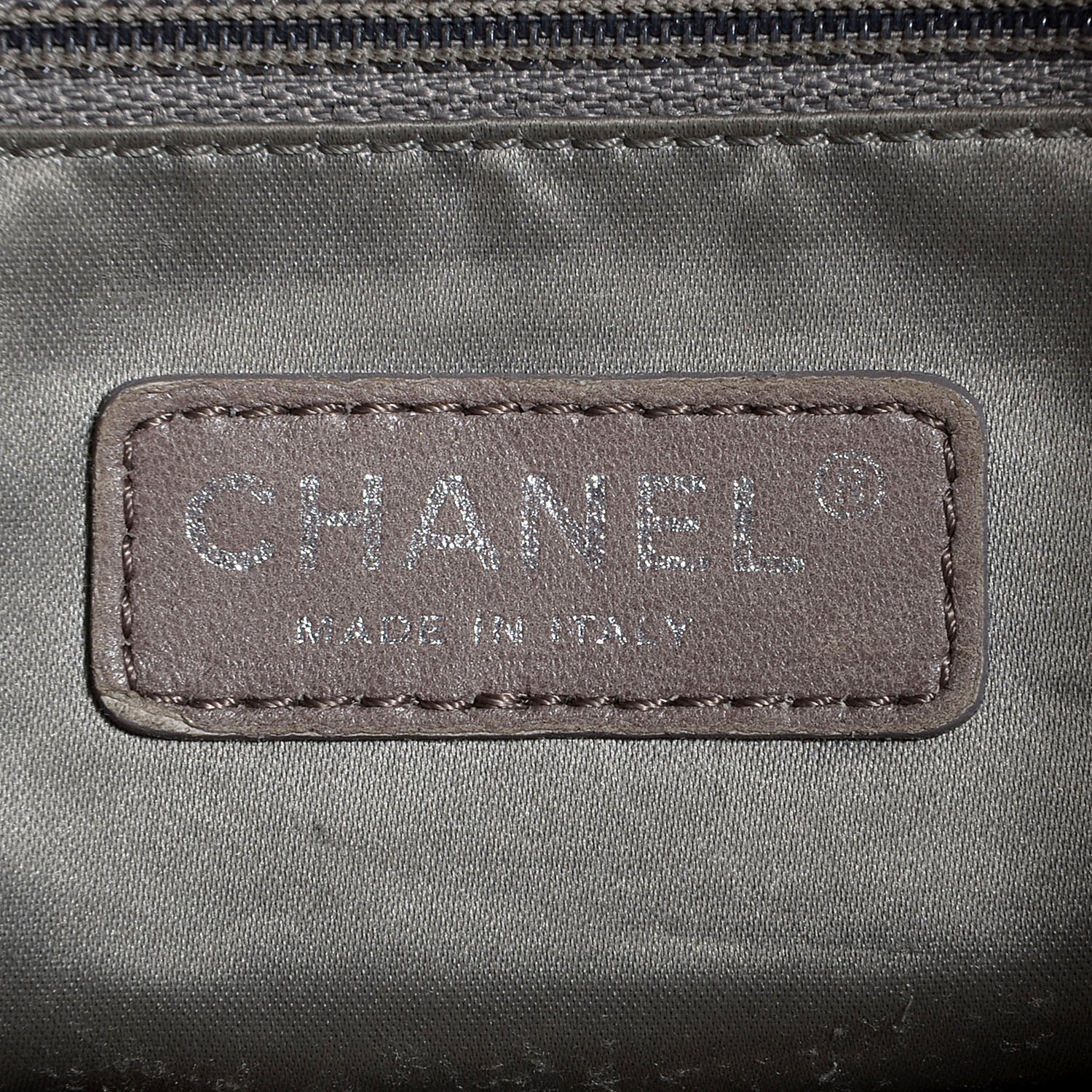 Chanel Metallic Crackled Calfskin Perforated Drill Shoulder Bag Silver 7 of 8