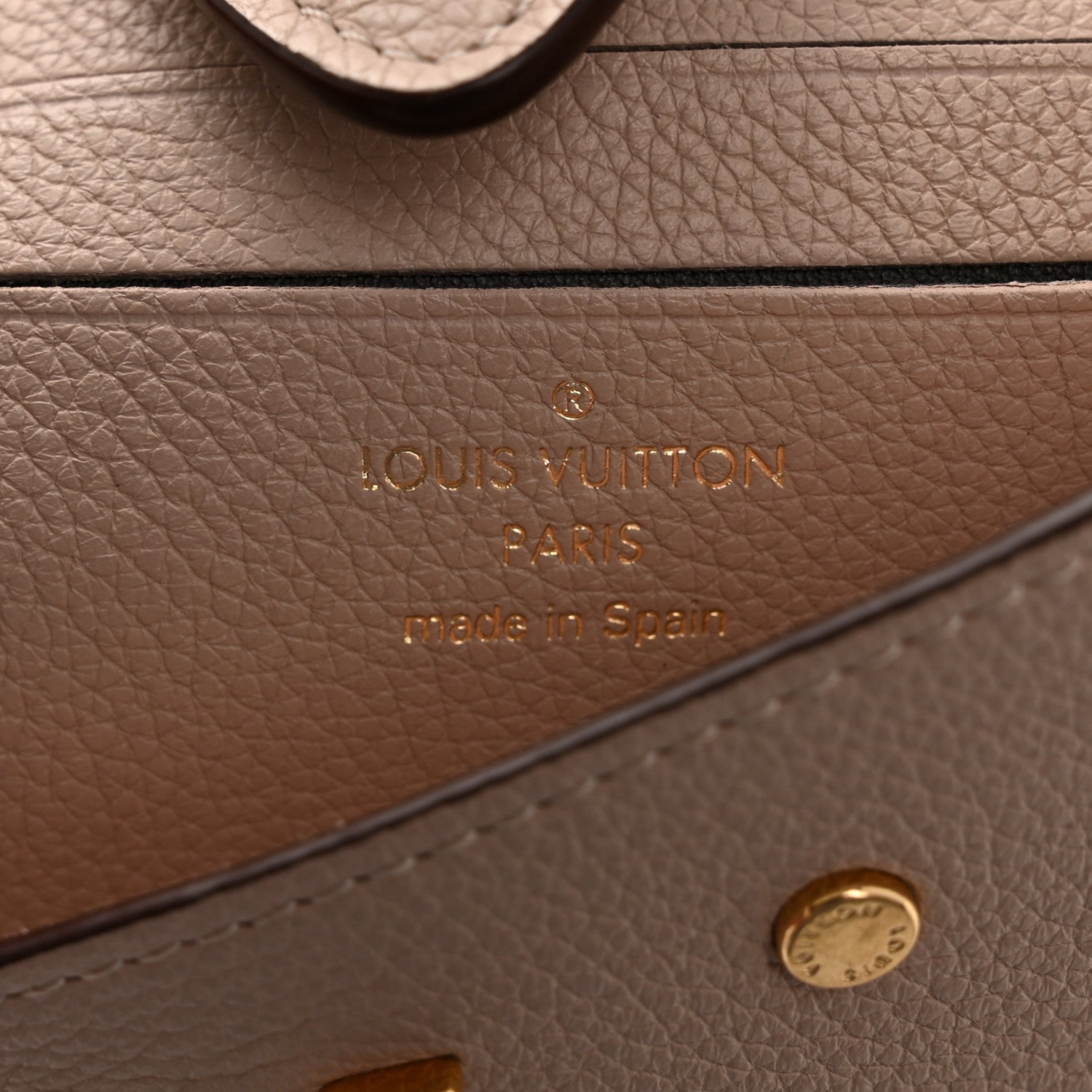 Louis Vuitton Calfskin Nano Lockme Bucket Greige 1788046