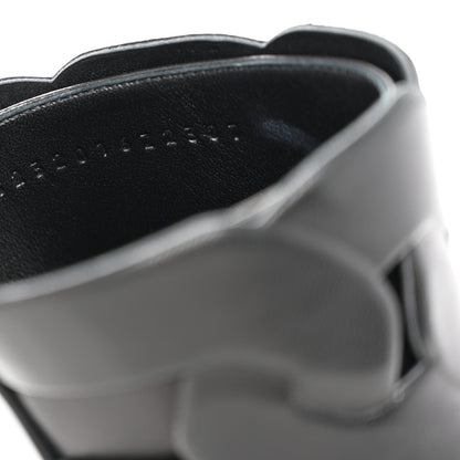 Hermes Nappa Hanna 95 Sandal 38 Black 9 of 9