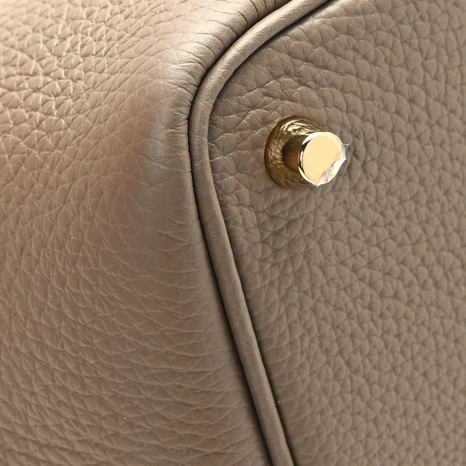 Hermes Taurillon Clemence Picotin Lock 18 PM Etoupe 8 of 12