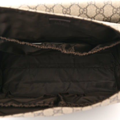 Gucci GG Plus Monogram Messenger Diaper Bag Dark Brown 5 of 7