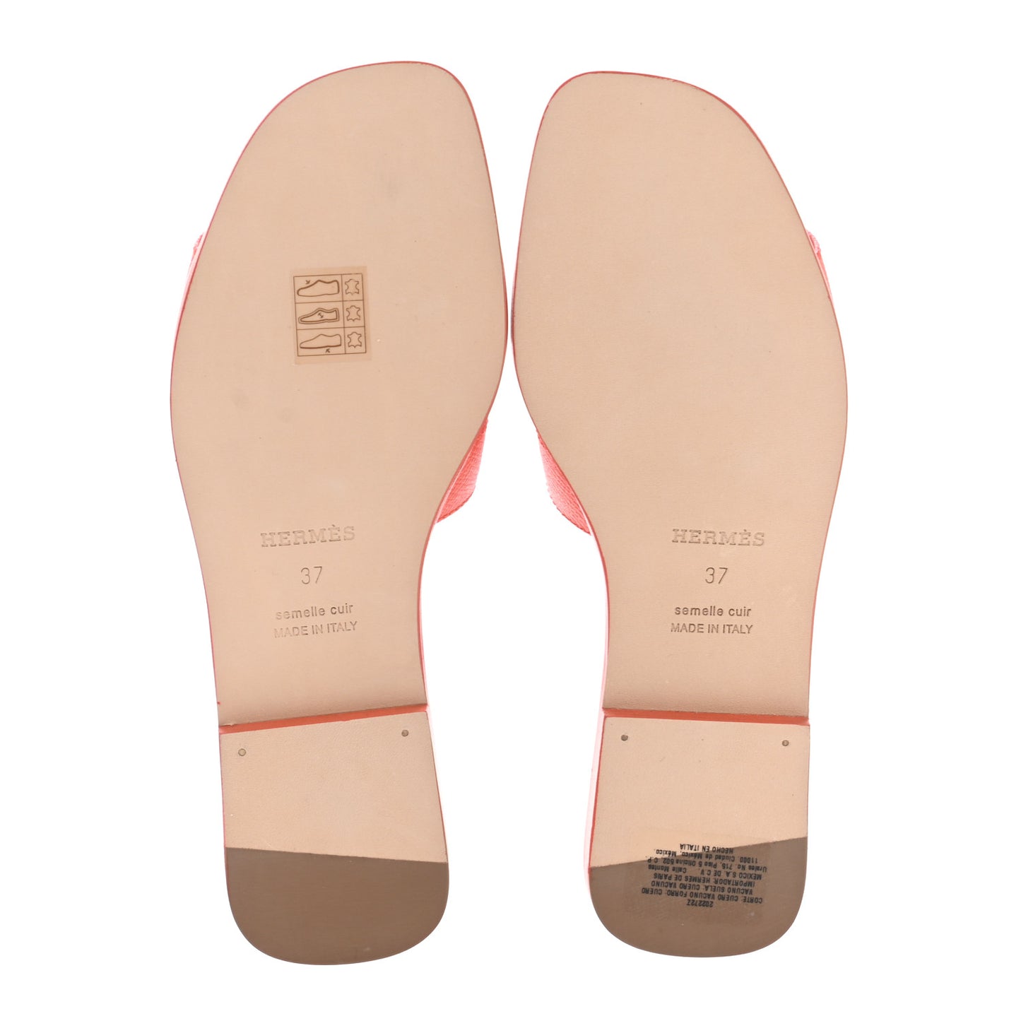 Epsom Oran Sandals 37 Orange Poppy