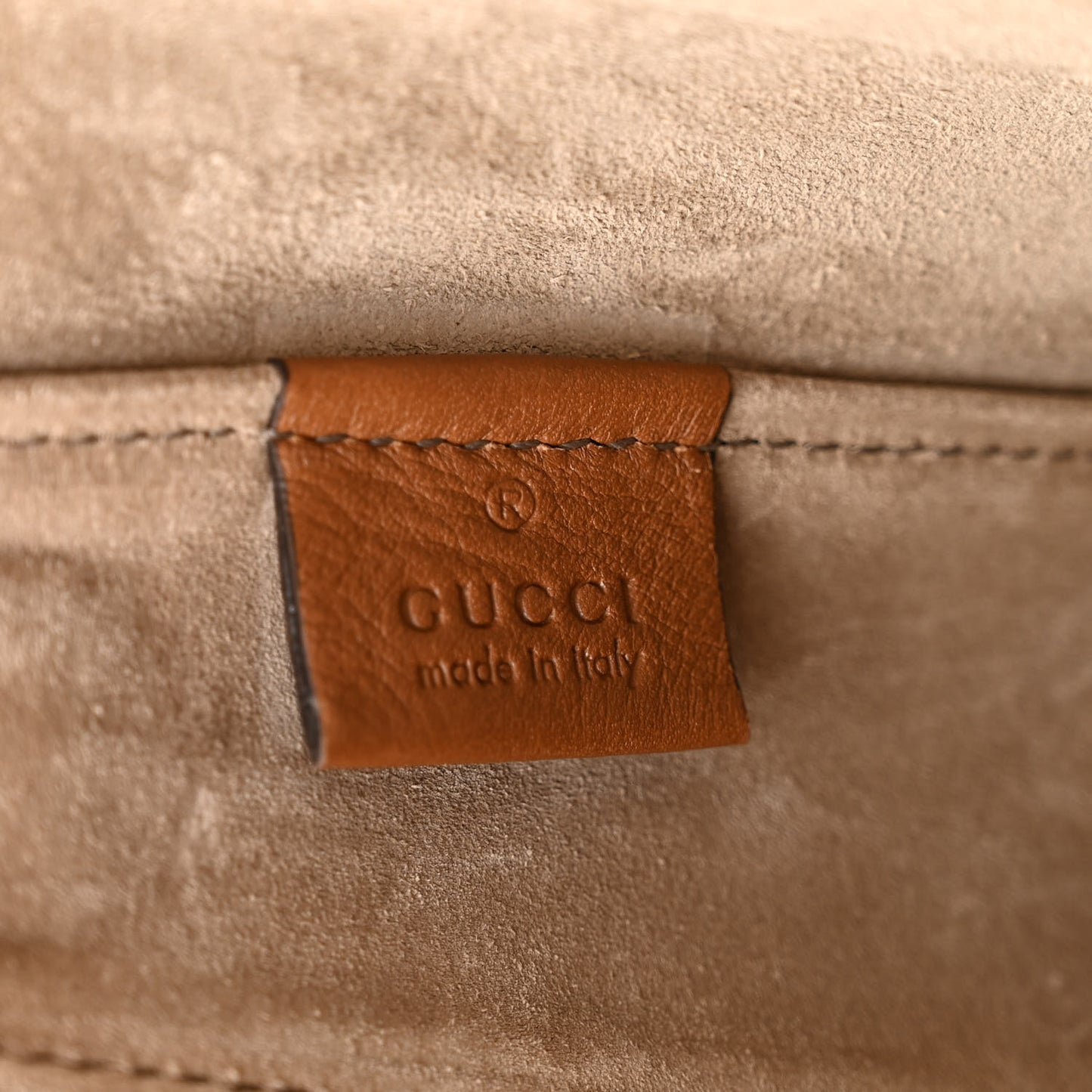 Soft Suede Small Jackie Shoulder Bag Brown