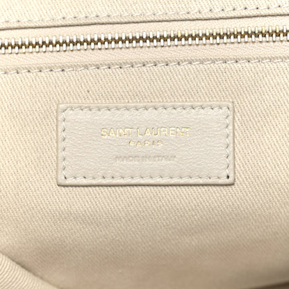 Saint Laurent Terrycloth Summer Print Matelasse Backpack Poudre White Multicolor 6 of 10