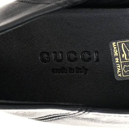 Gucci Lambskin Womens Brixton Horsebit Loafers 37.5 Black 8 of 8
