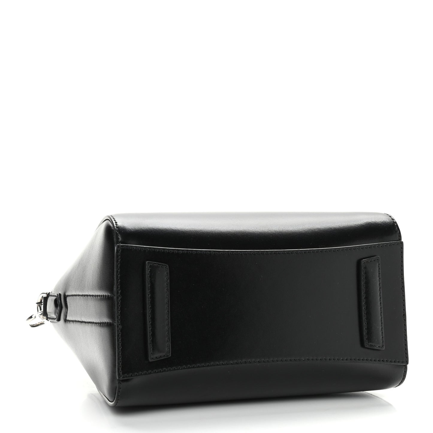 Shiny Lord Calfskin Mini Antigona Black