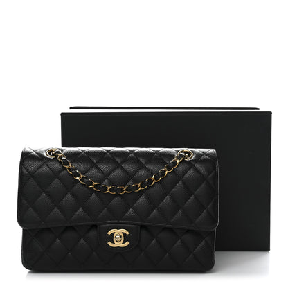 Chanel Caviar Quilted Medium Double Flap Black 12 of 12