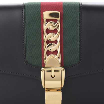 Gucci Calfskin Sylvie Belt Bag Black 10 of 11