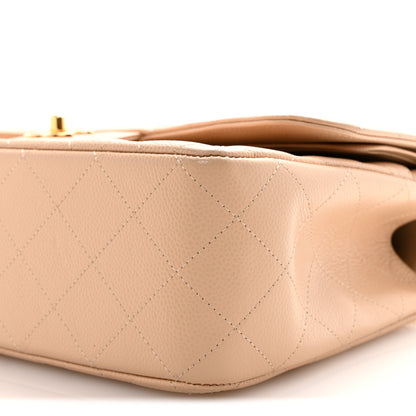 Chanel Caviar Quilted Jumbo Double Flap Beige Clair 10 of 12