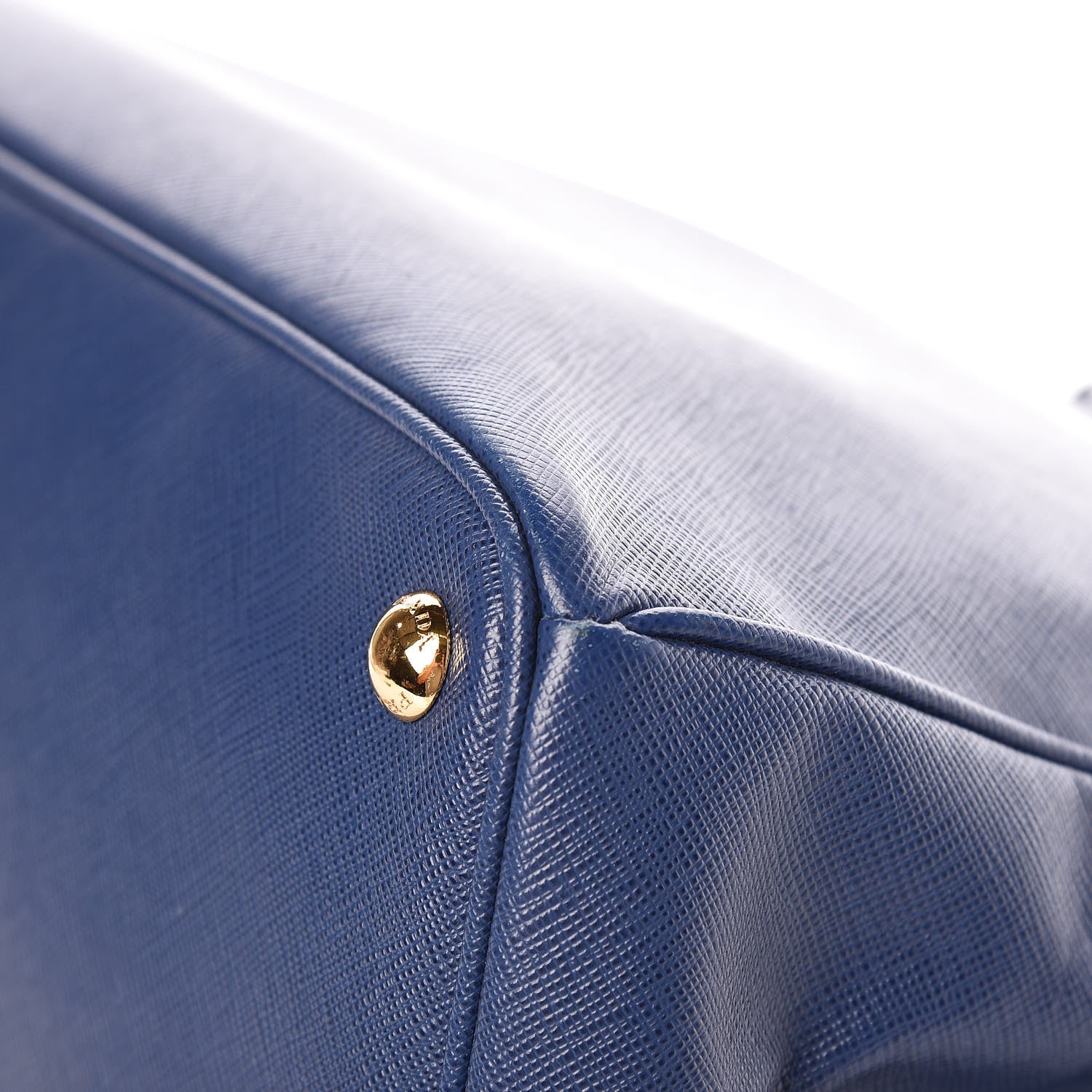 Prada Saffiano Lux Large Tote Bluette 10 of 12