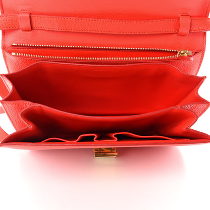 Celine Goatskin Medium Classic Box Flap Bag Alizarin 5 of 13