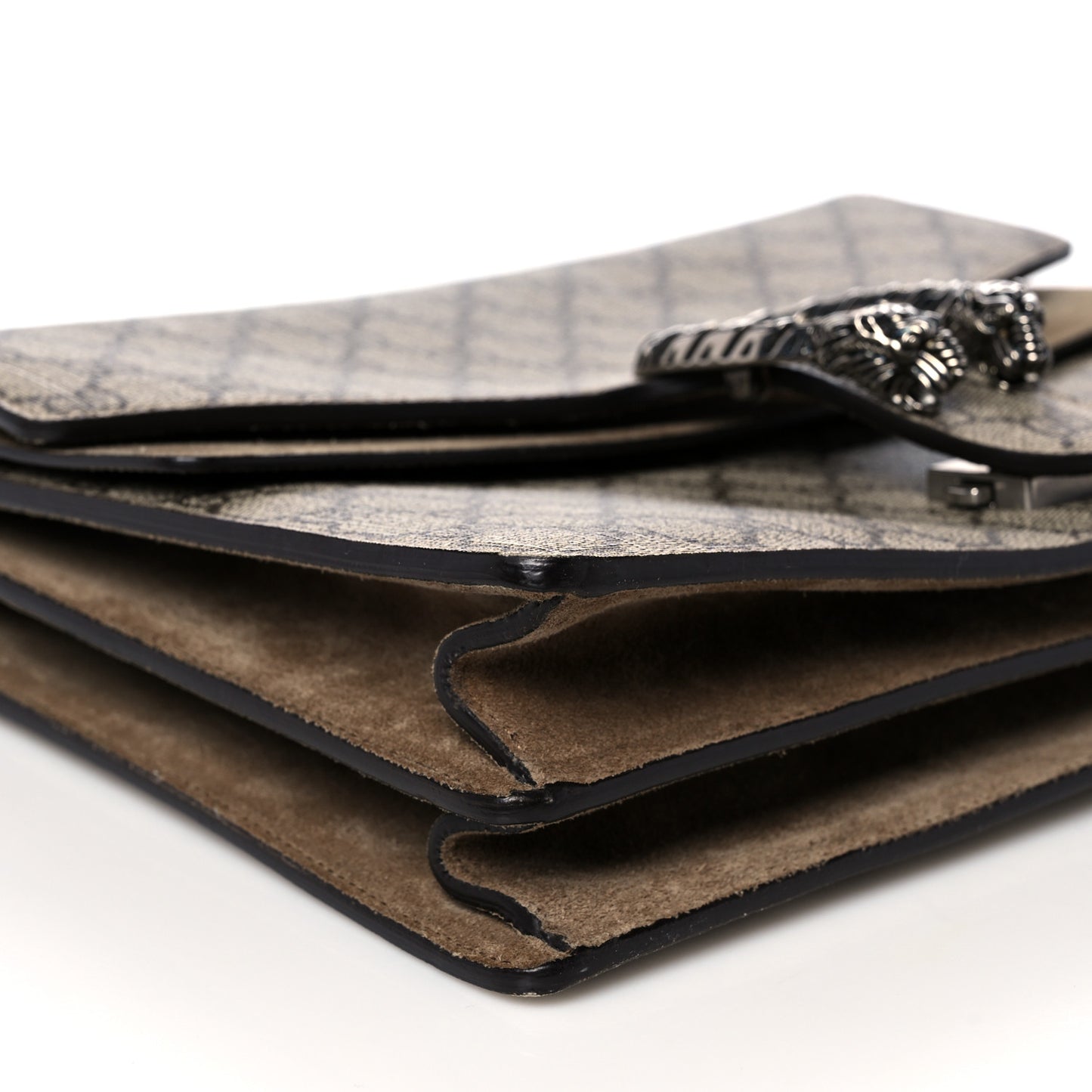 GG Supreme Monogram Medium Dionysus Shoulder Bag Taupe