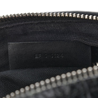 Givenchy Smooth Calfskin Crocodile Embossed Medium Pandora Black 7 of 10