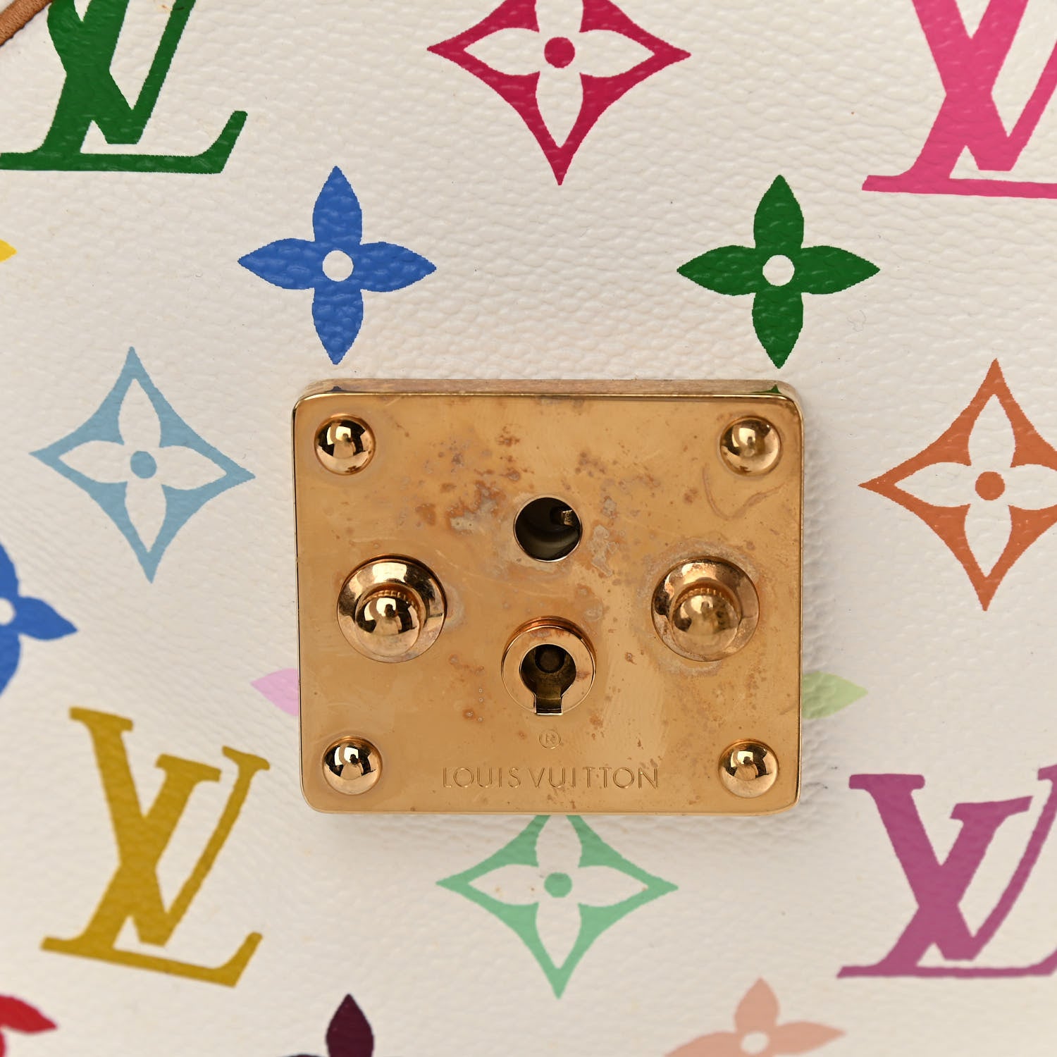 Louis Vuitton Monogram Multicolor Speedy 30 White 10 of 14