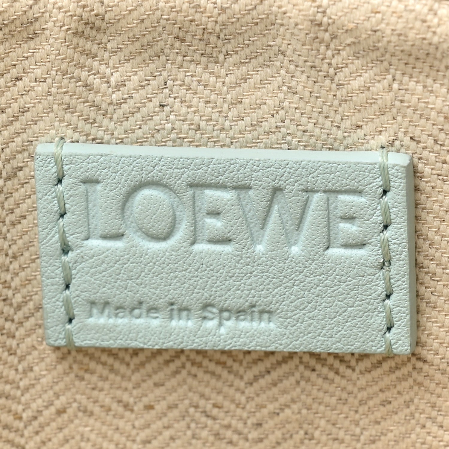 Loewe Calfskin Mini Hammock Hobo Soft Blue Iceberg 6 of 17