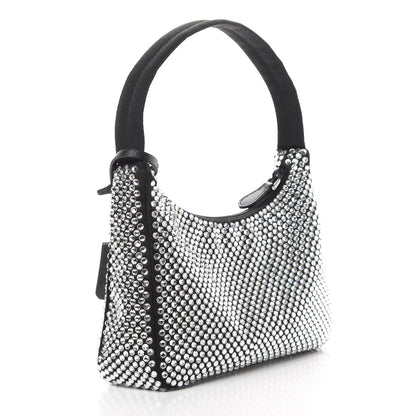 Prada Satin Crystal Mini Re-Edition 2000 Bag Cristal 3 of 11