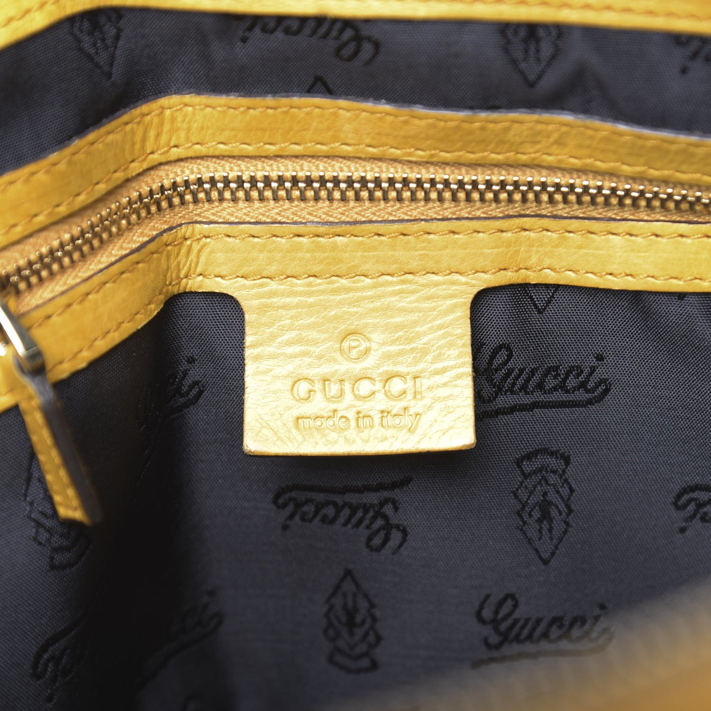 Patent Medium Hysteria Top Handle Bag Yellow