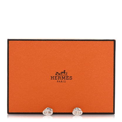 Hermes Sterling Silver TPM Farandole Earrings 5 of 5