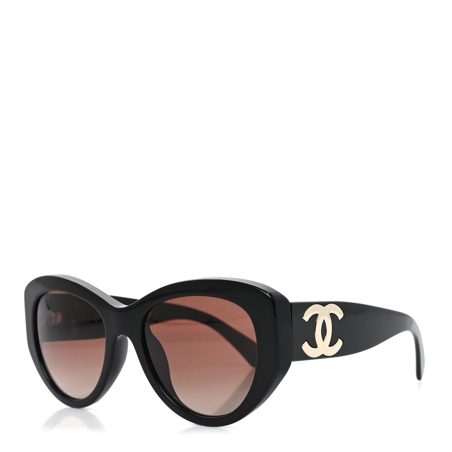 Acetate Butterfly Large CC Sunglasses 5492-A Black