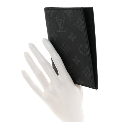 Louis Vuitton Monogram Eclipse Passport Cover 2 of 6