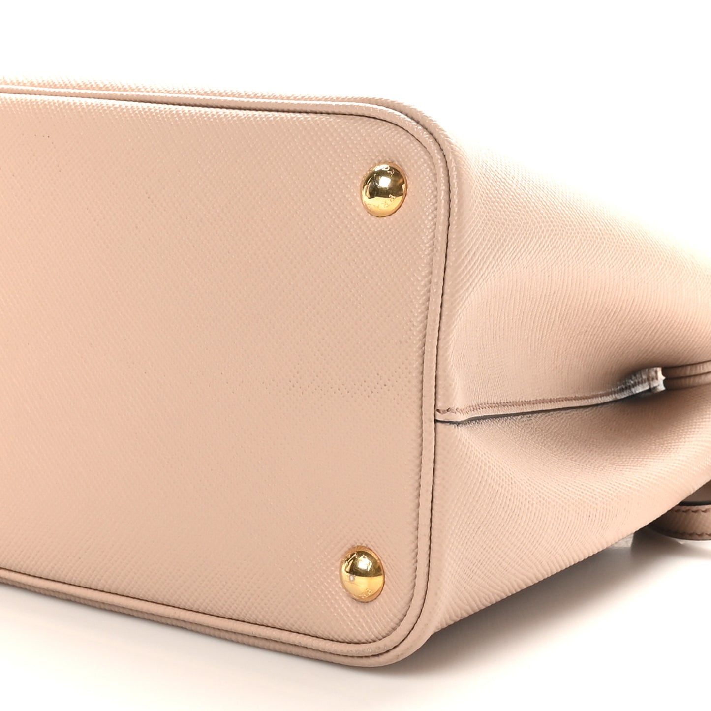 Saffiano Cuir Small Double Bag Cammeo Black