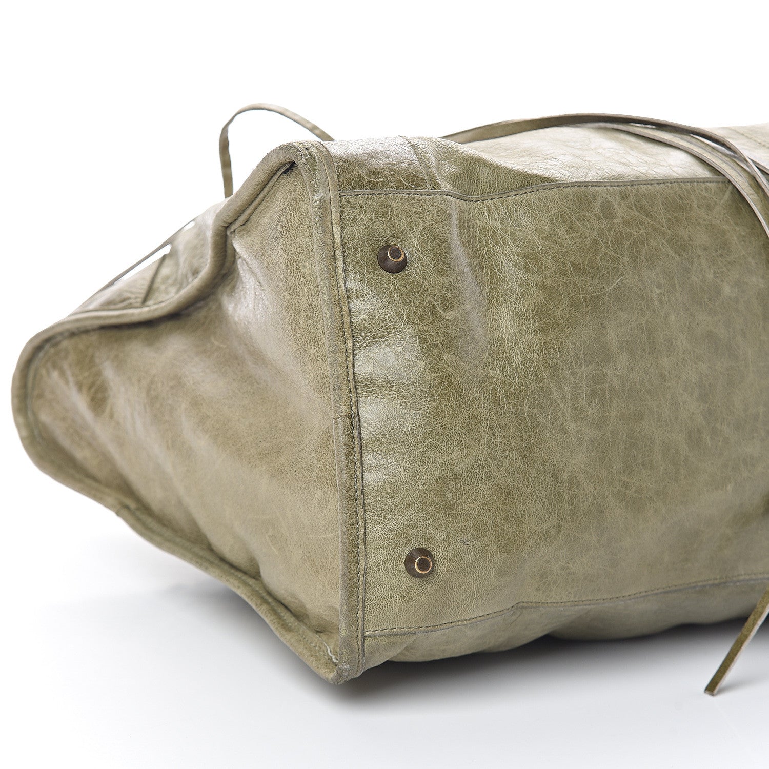 Balenciaga Agneau Classic Hardware Work Vert Militaire 7 of 8