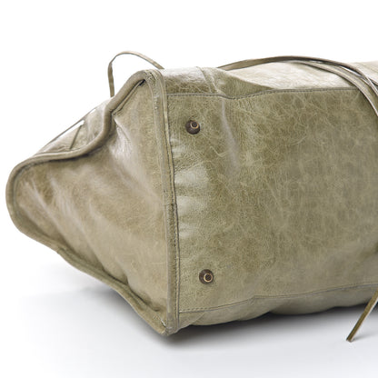 Balenciaga Agneau Classic Hardware Work Vert Militaire 7 of 8