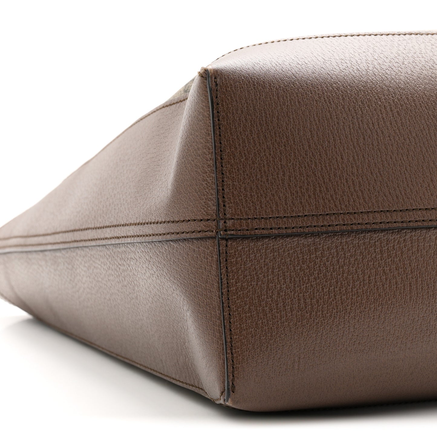 Gg Supreme Monogram Web Ophidia Tote Brown