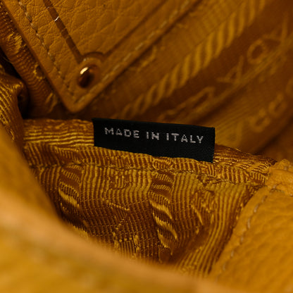 Prada Vitello Daino Side Zip Tote Mimosa 7 of 16