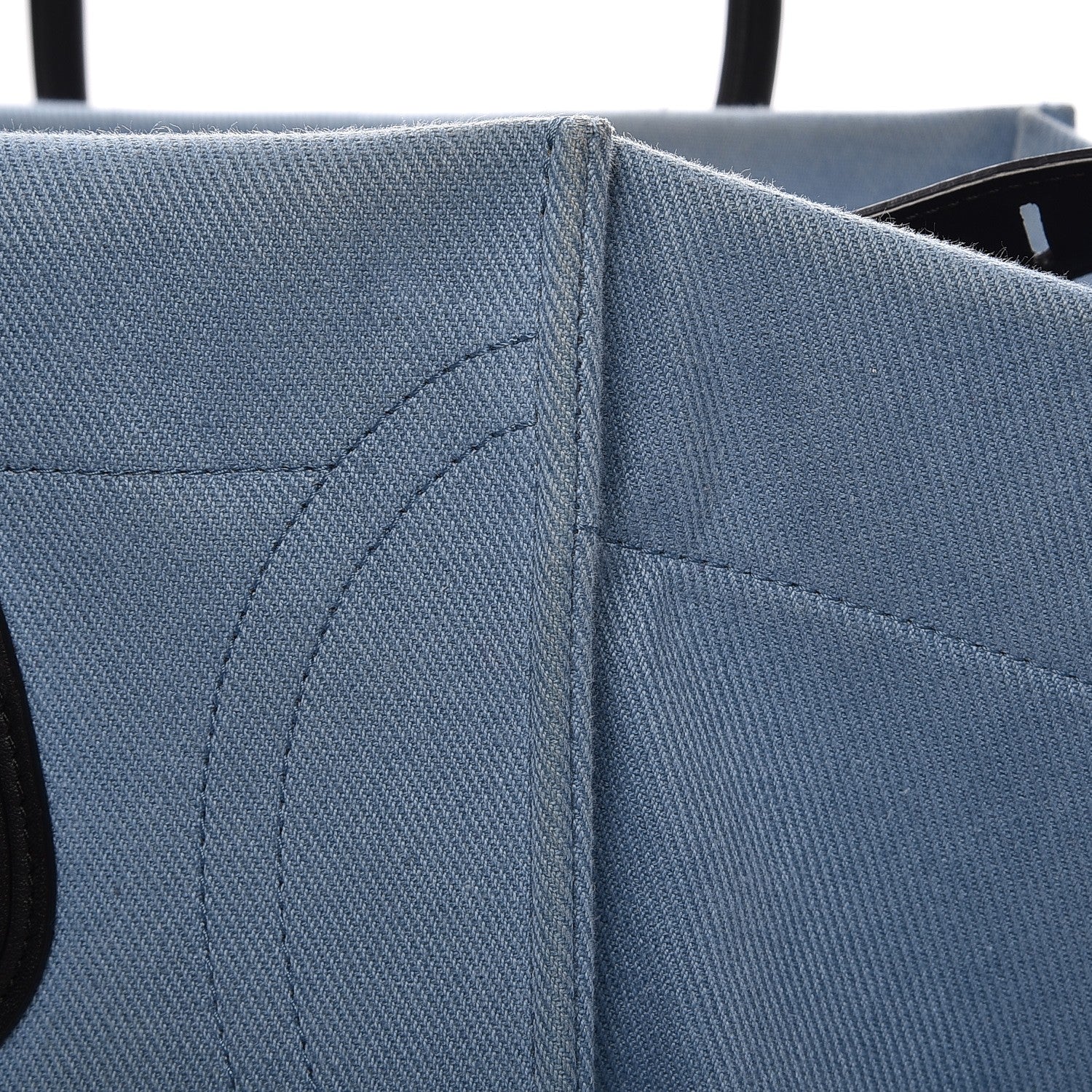 Celine Cotton Canvas Medium Phantom Luggage Blue 11 of 11